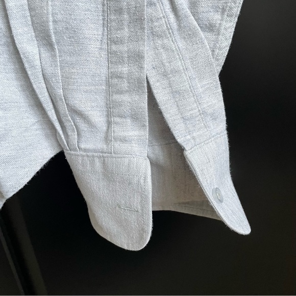 Naked & Famous Collared Shirt (XL) Gray - Picture 8 of 9